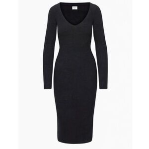 Wilfred Free Hush Knit V Neck Dress